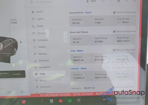 2019 Tesla Model 3 Long Range/Performance from USA, damaged, VIN 5YJ3E1EB3KF391356